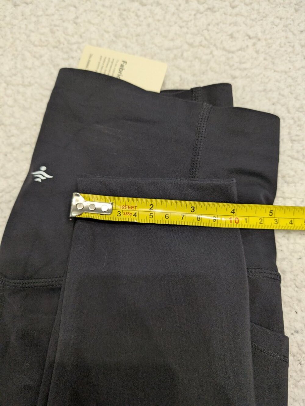 Halara Black High Waisted Leggings Womens Small Full Length NWT - Picture 7 of 10